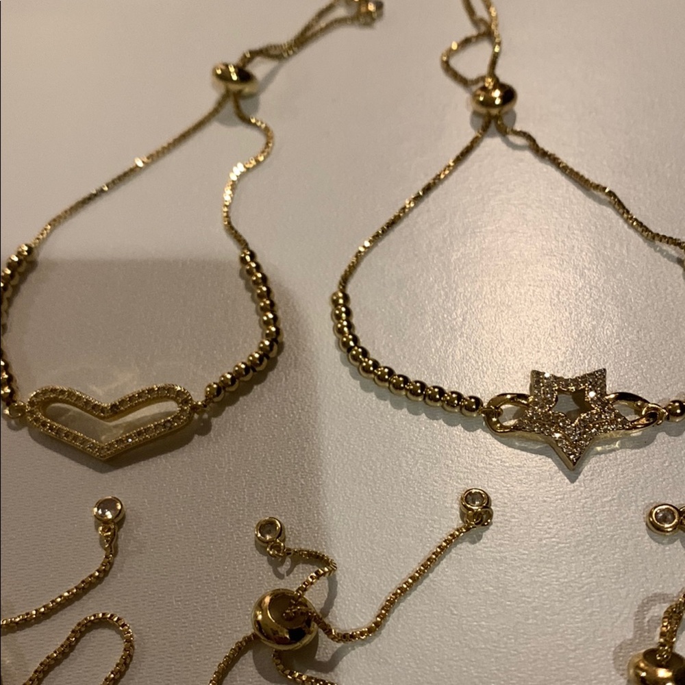 Assorted Adjustable Gold Bracelets - Picture 3 of 4